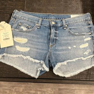 Rag & Bone cut off shorts